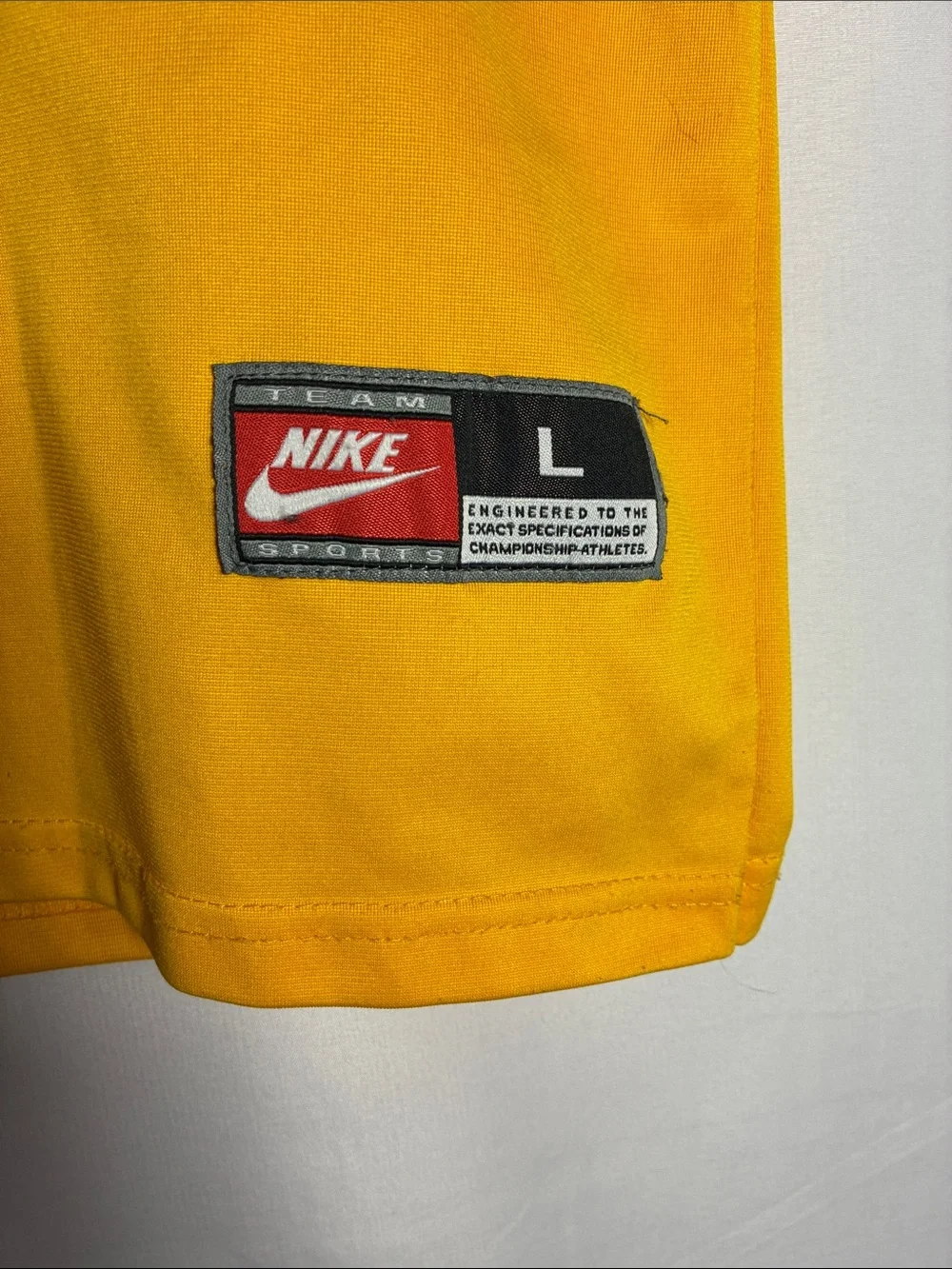 Nike Iowa Hawkeye AJ Epenesa Yellow & Black #94 Football Jersey Youth Large